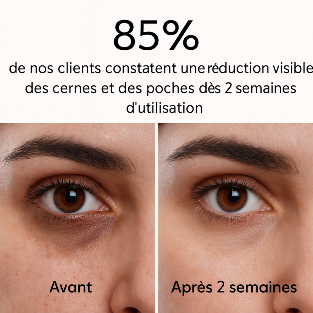 Elyskin - Soin contour des yeux 3-en-1 avec embout massant lumière rouge
